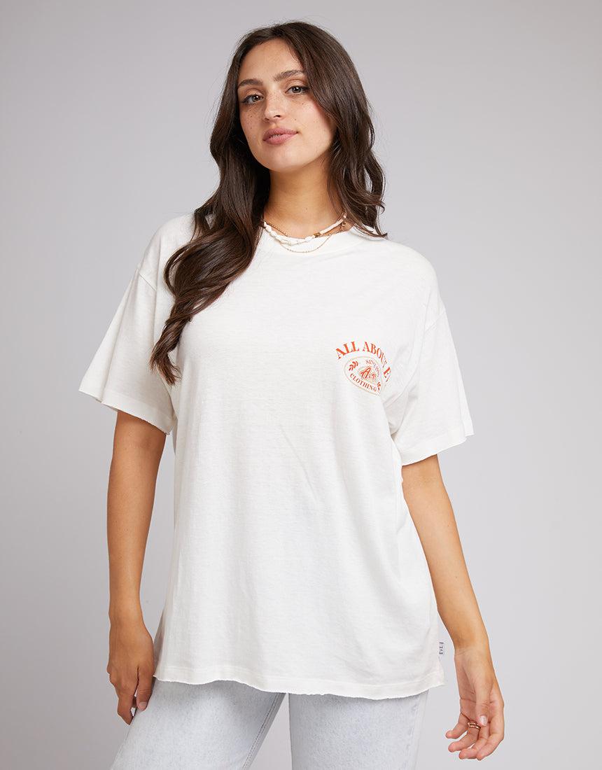 All About Eve-Kind Eyes Tee Vintage White-Edge Clothing