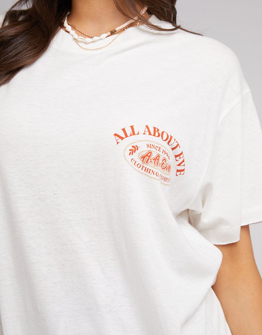 All About Eve-Kind Eyes Tee Vintage White-Edge Clothing