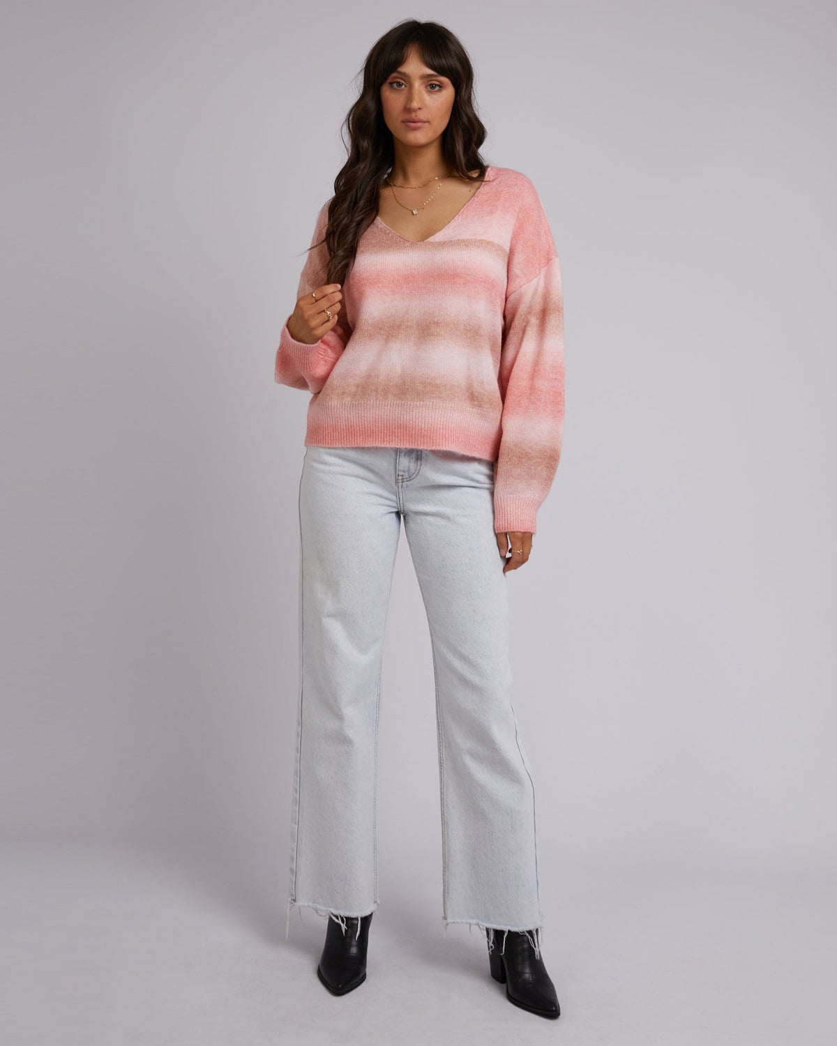 All About Eve-Lara Knit Multicoloured-Edge Clothing