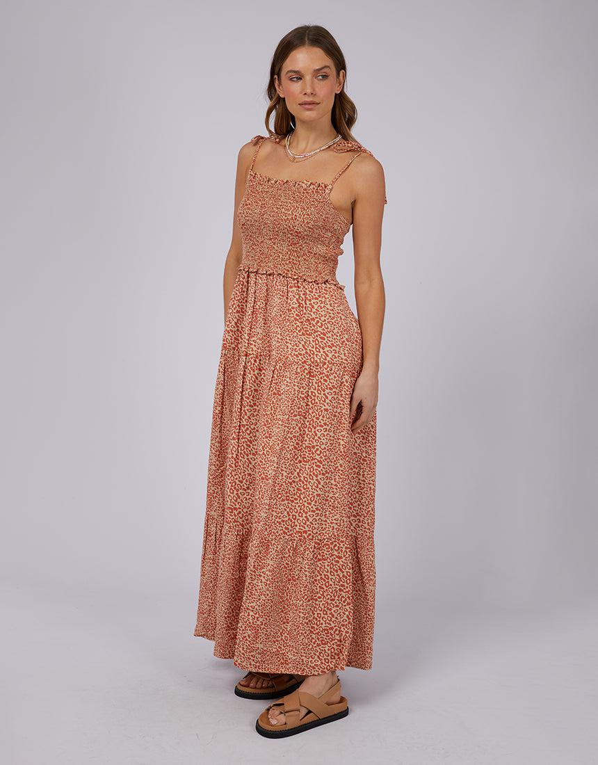 All About Eve-Lauren Maxi Dress Rust-Edge Clothing