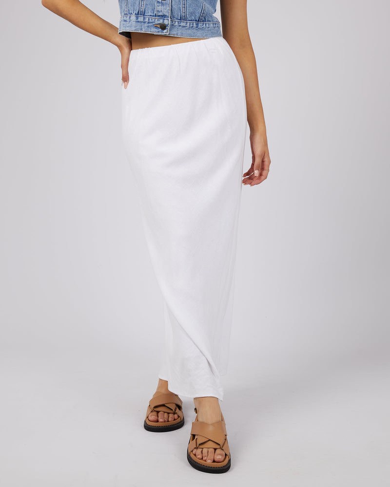 All About Eve-Leyla Maxi Skirt Vintage White-Edge Clothing