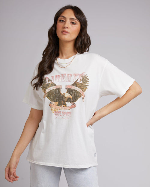 All About Eve-Loyal Tee Vintage White-Edge Clothing