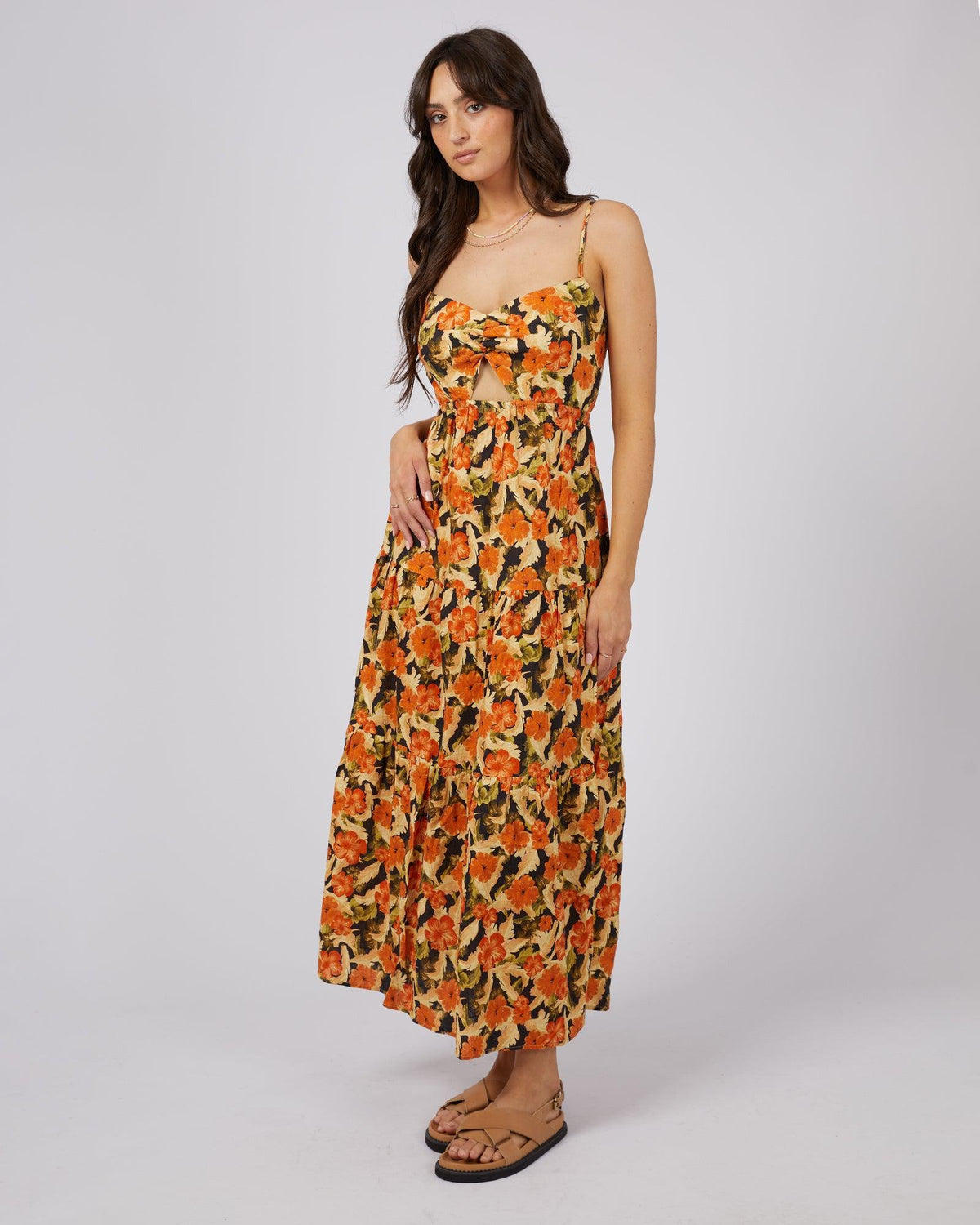 All About Eve-Margot Floral Print Maxi Dress-Edge Clothing