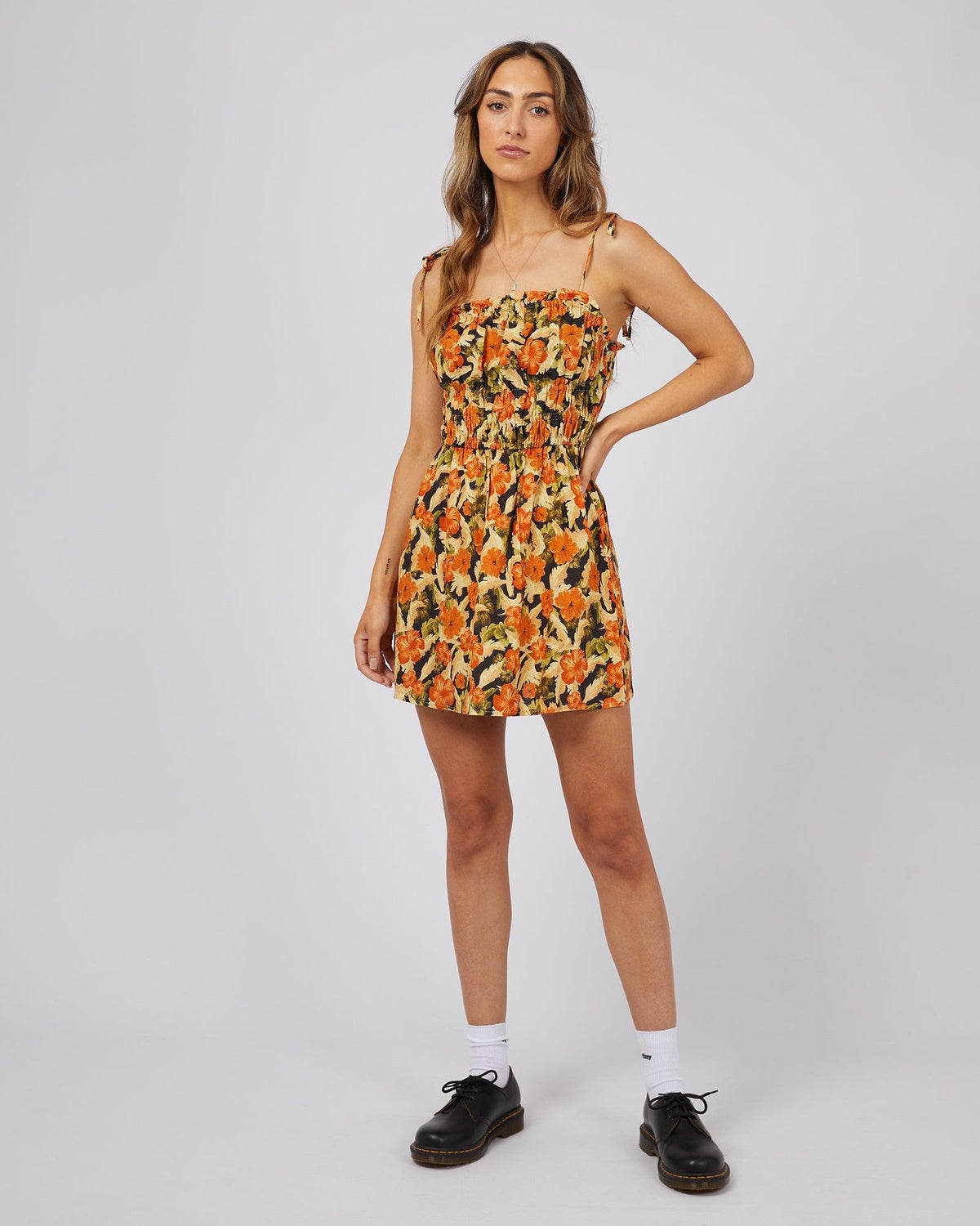 All About Eve-Margot Floral Print Mini Dress-Edge Clothing