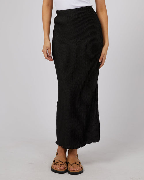 All About Eve-Maxinne Maxi Skirt Black-Edge Clothing