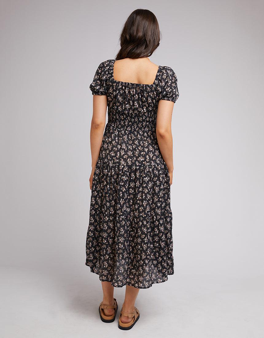 All About Eve-Maya Floral Maxi Dress Black-Edge Clothing