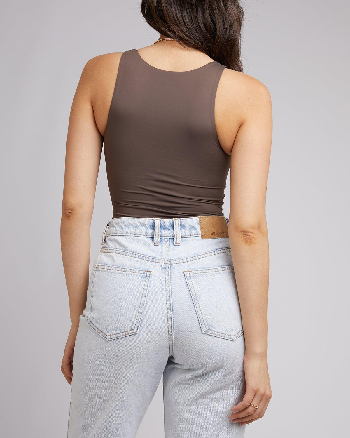 All About Eve-Mimi Bodysuit Brown-Edge Clothing
