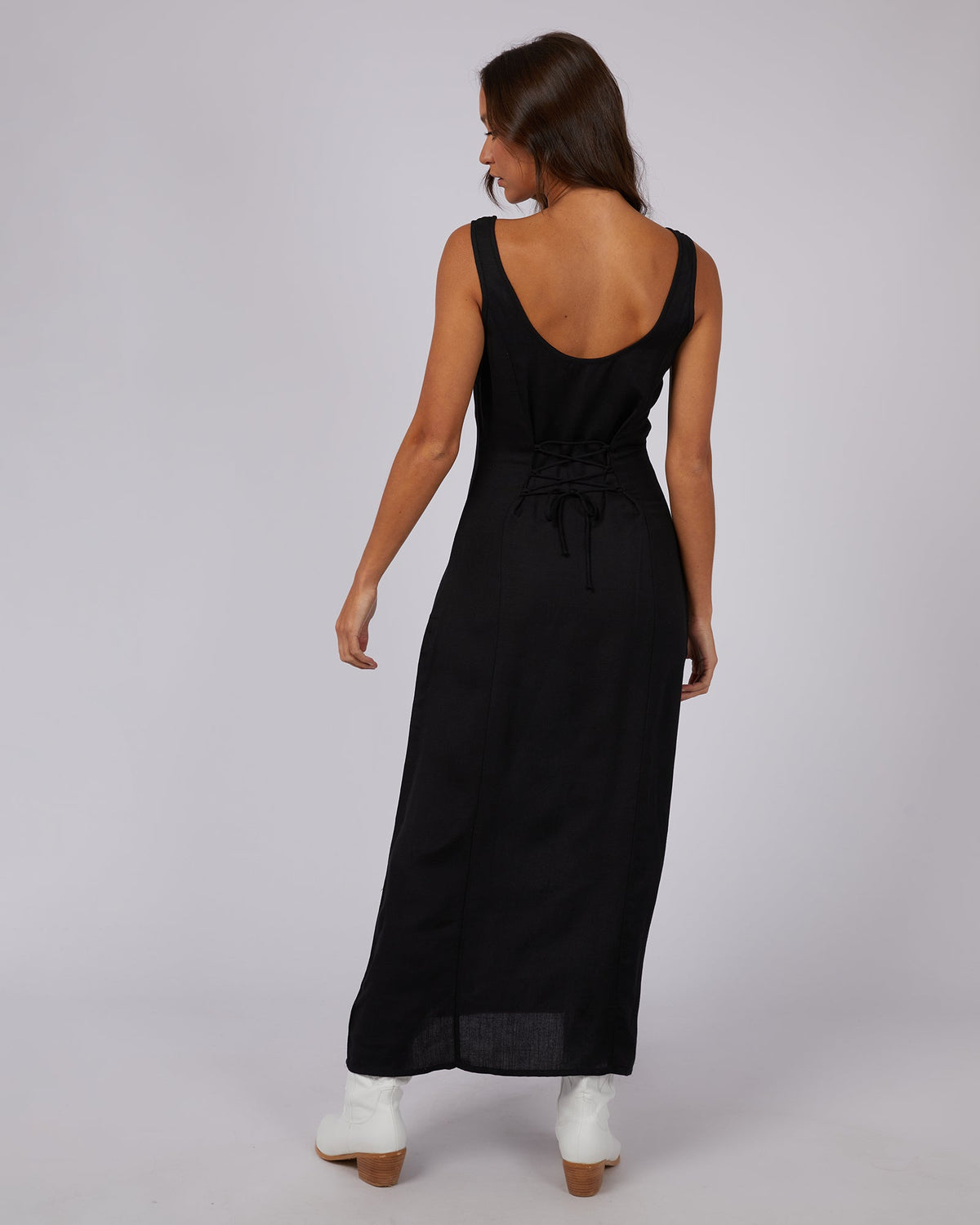 All About Eve-Natalia Maxi Dress Black-Edge Clothing