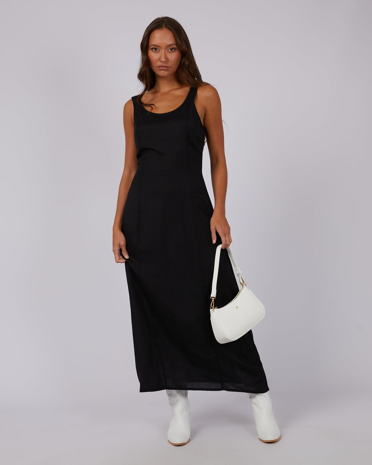 All About Eve-Natalia Maxi Dress Black-Edge Clothing