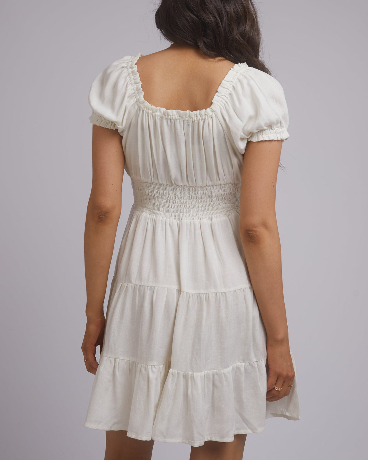 All About Eve-Natalia Mini Dress White-Edge Clothing