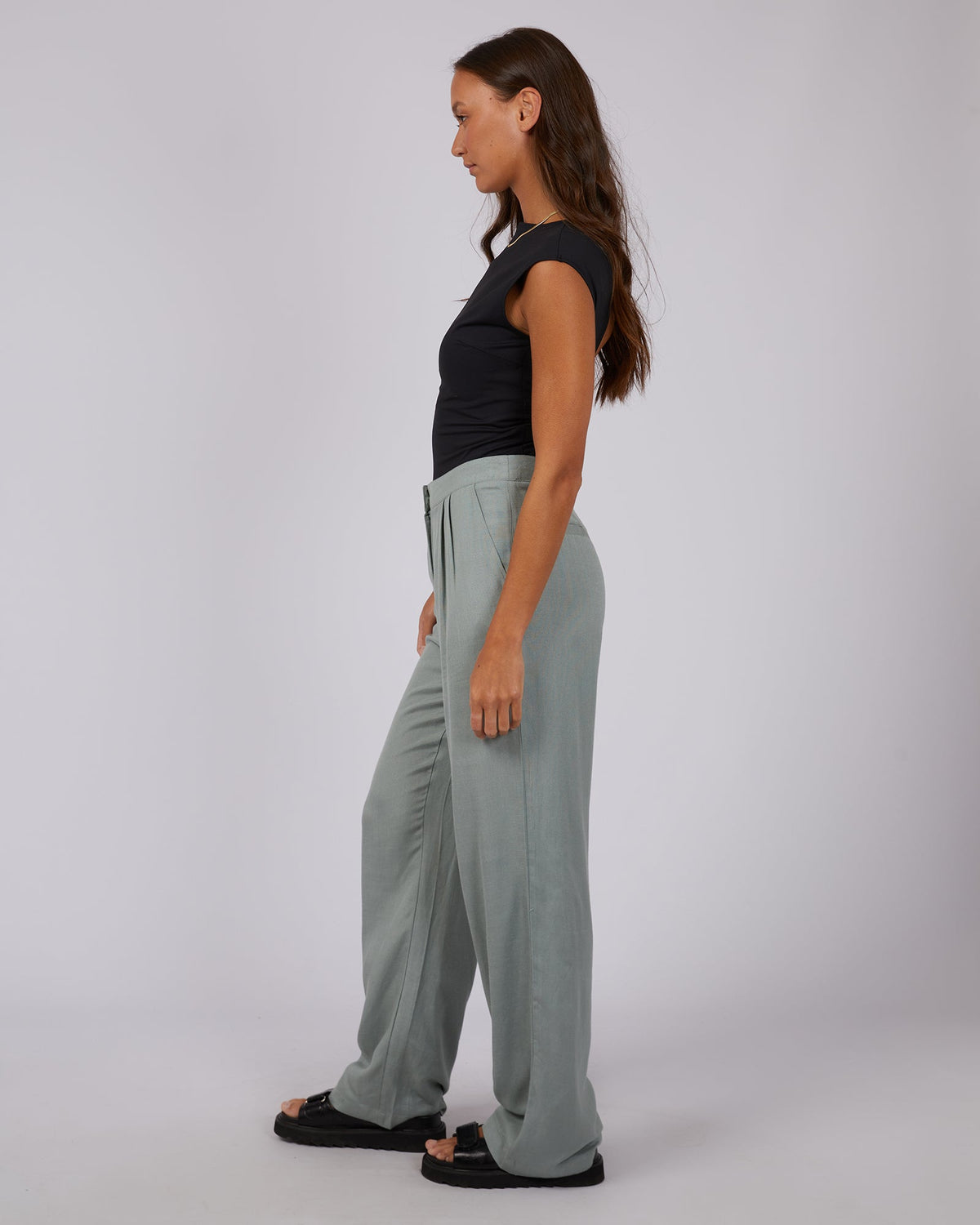 All About Eve-Natalia Pant Teal-Edge Clothing