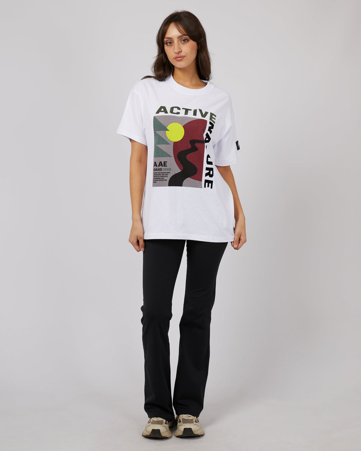 All About Eve-National Tee Vintage White-Edge Clothing