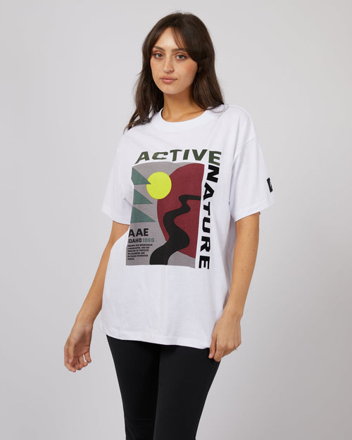 All About Eve-National Tee Vintage White-Edge Clothing