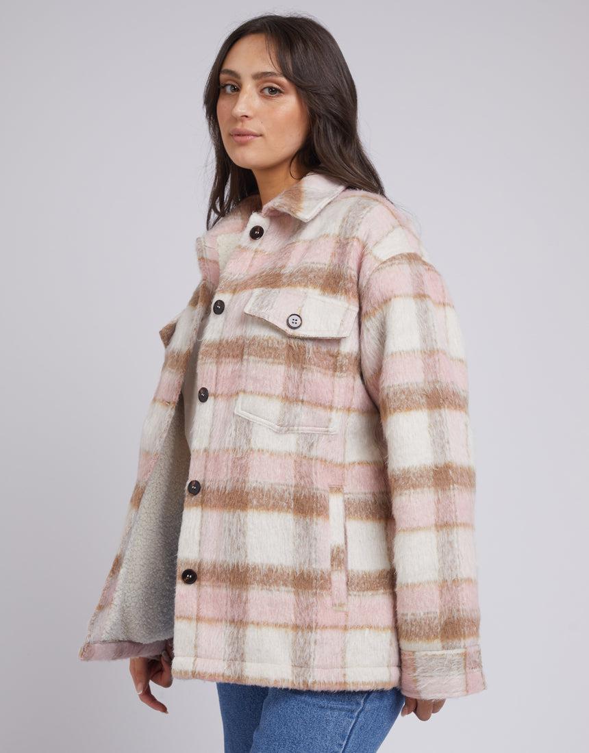 All About Eve-Nina Check Shacket Check-Edge Clothing