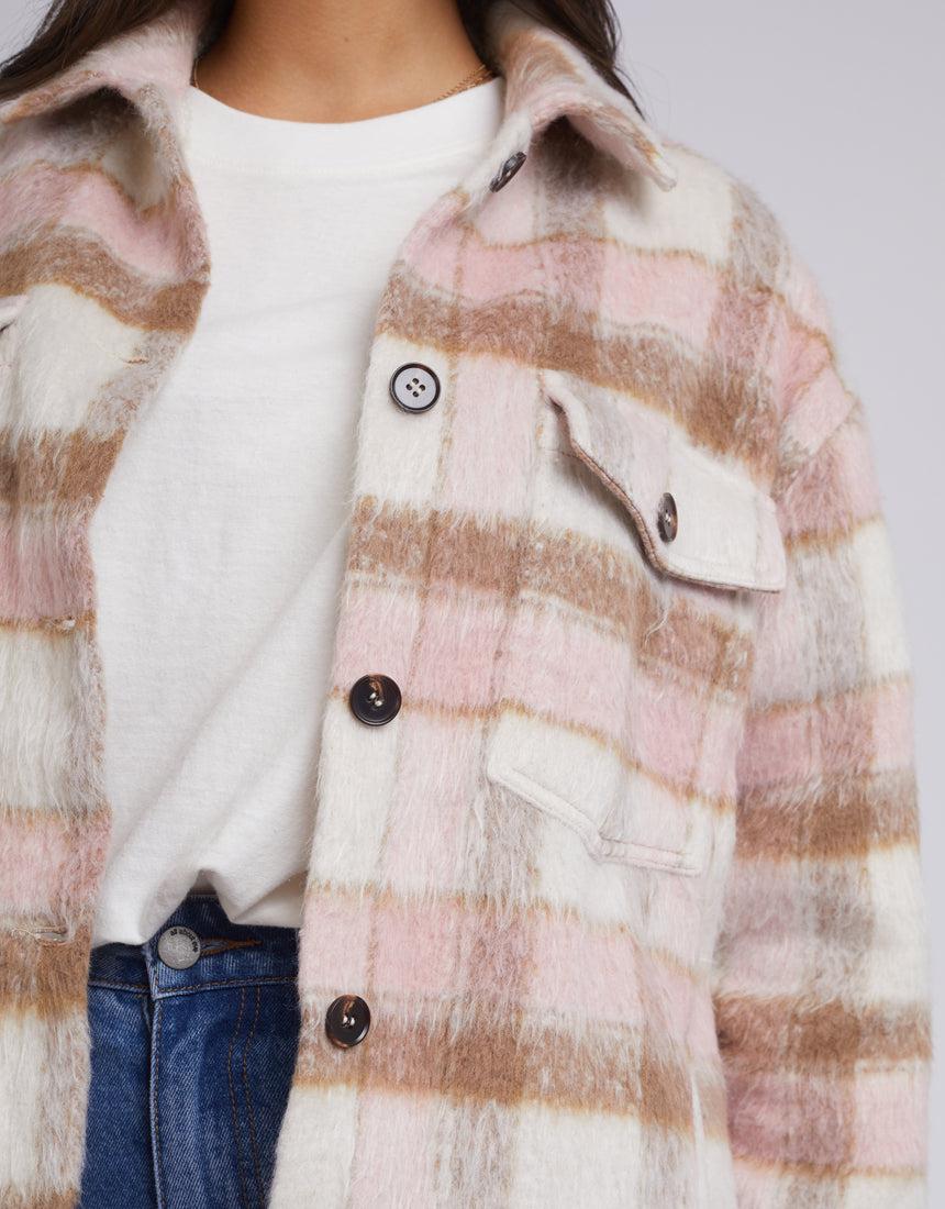 All About Eve-Nina Check Shacket Check-Edge Clothing