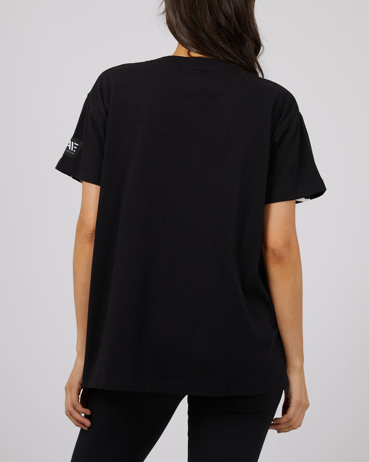 All About Eve-Parker Panelled Tee Black-Edge Clothing
