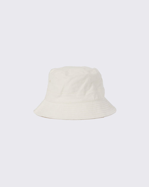 All About Eve-Romi Cord Bucket Hat Vintage White-Edge Clothing