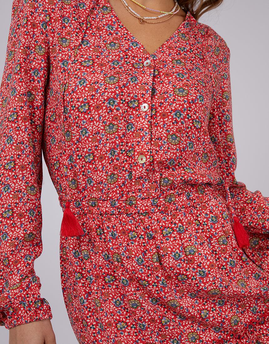 All About Eve-Rosanna Shirt Mini Dress Print-Edge Clothing