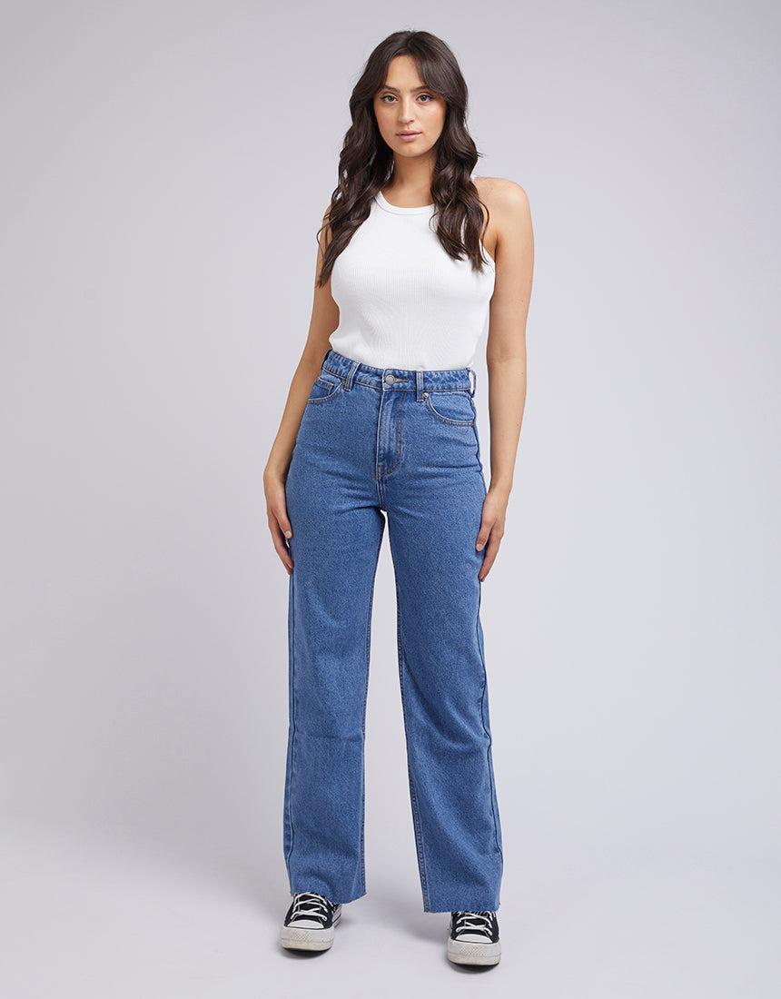All About Eve-Skye High Rise Straight Leg Jean-Edge Clothing