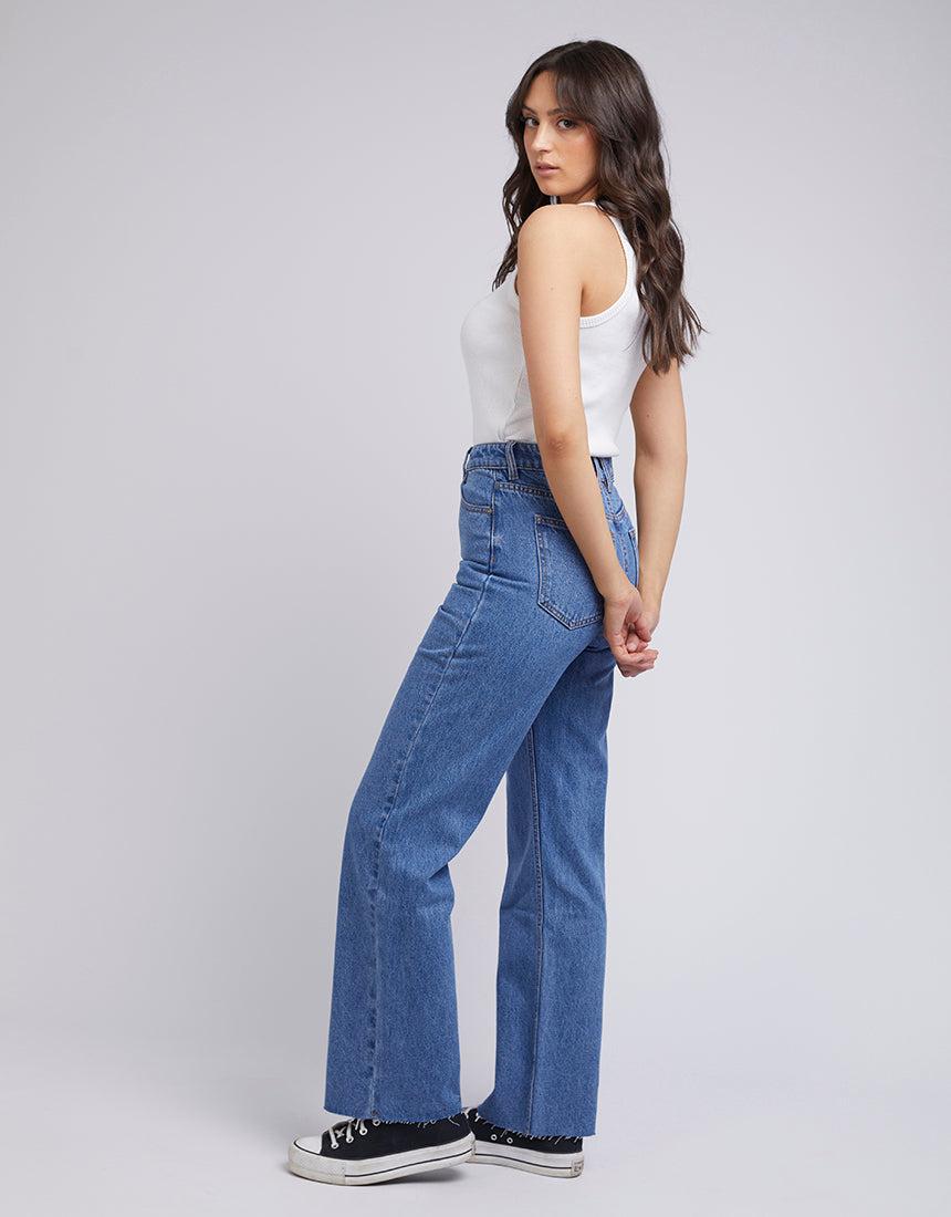 All About Eve-Skye High Rise Straight Leg Jean-Edge Clothing