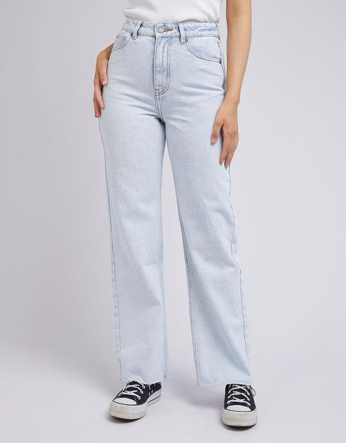 All About Eve-Skye High Rise Straight Leg Jean Light Blue-Edge Clothing