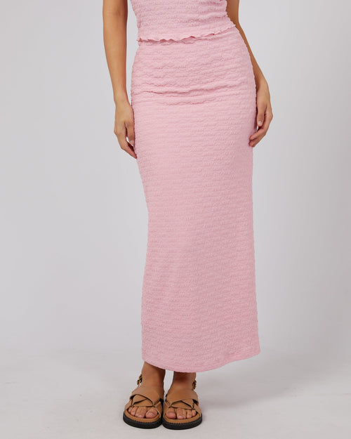 All About Eve-Sophie Maxi Skirt Pink-Edge Clothing