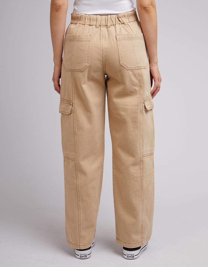 All About Eve-Stevie Cargo Pant Bone-Edge Clothing