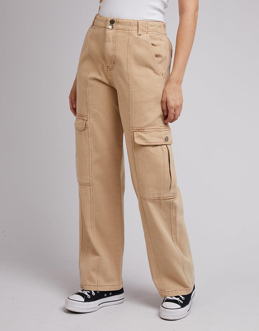 All About Eve-Stevie Cargo Pant Bone-Edge Clothing