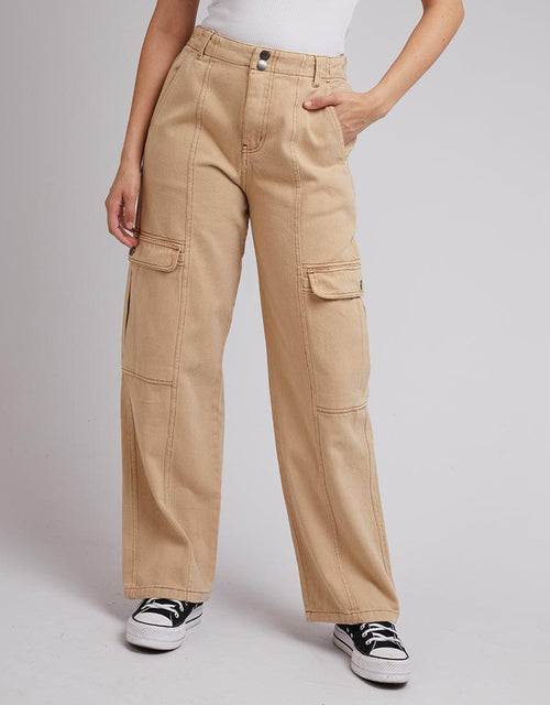 All About Eve-Stevie Cargo Pant Bone-Edge Clothing