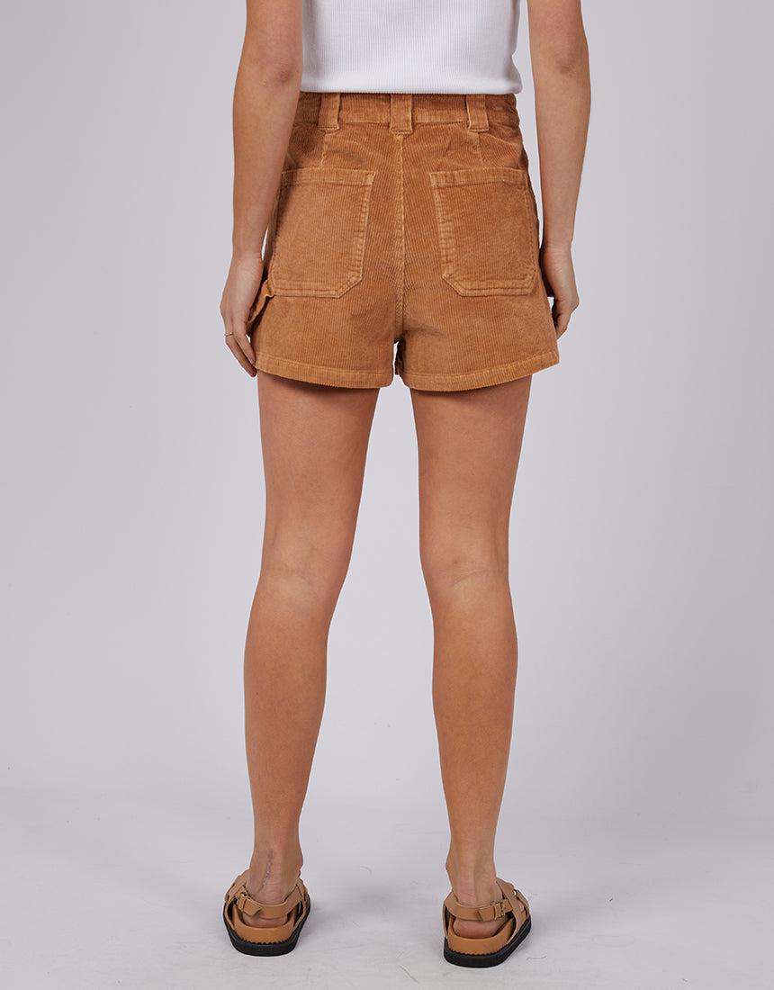 All About Eve-Toby Cord Short Tan-Edge Clothing