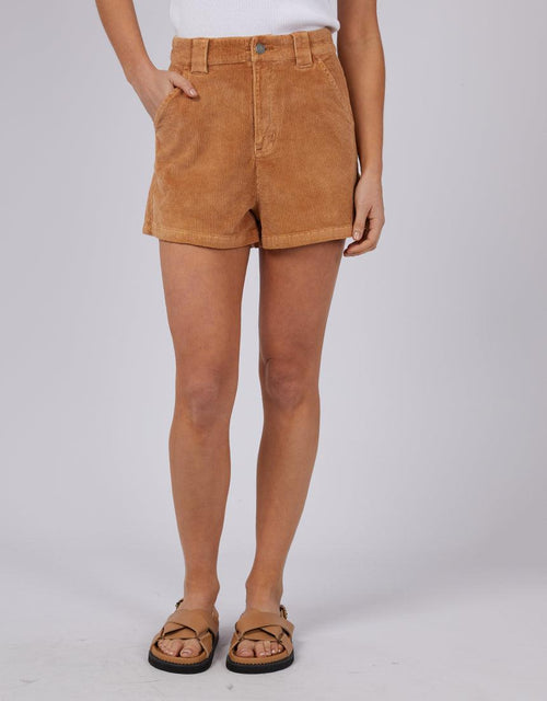 All About Eve-Toby Cord Short Tan-Edge Clothing