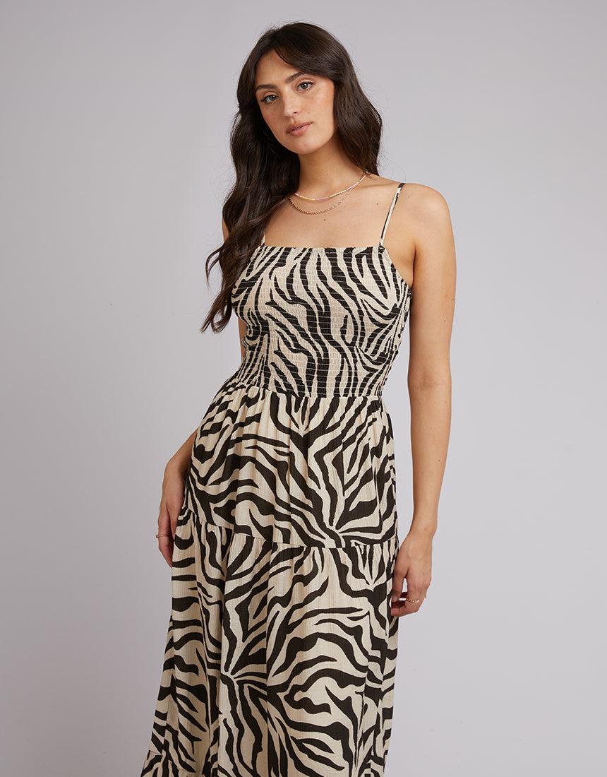 All About Eve-Ziggy Print Maxi Dress-Edge Clothing