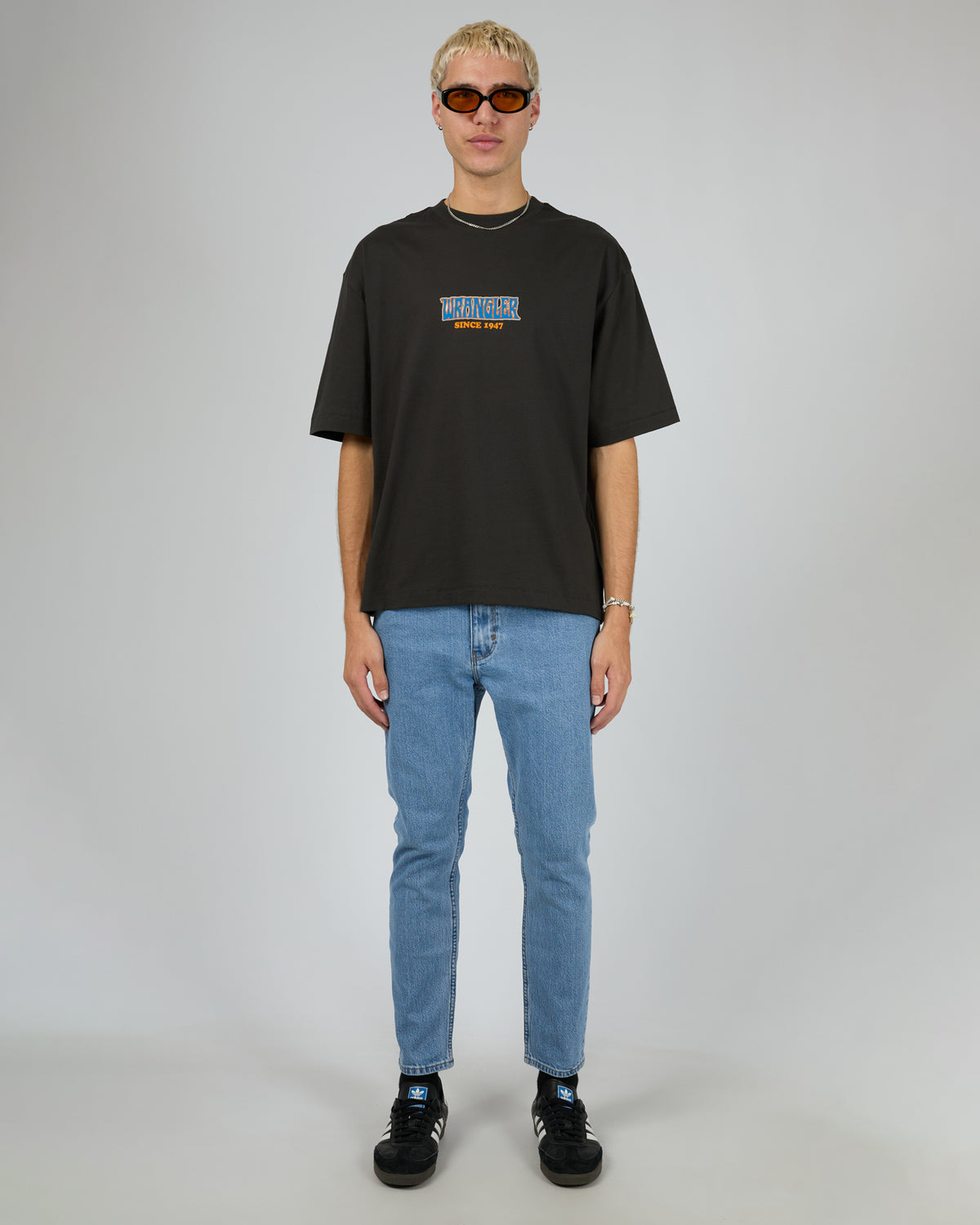A2 Slim Simon Bleached Indigo