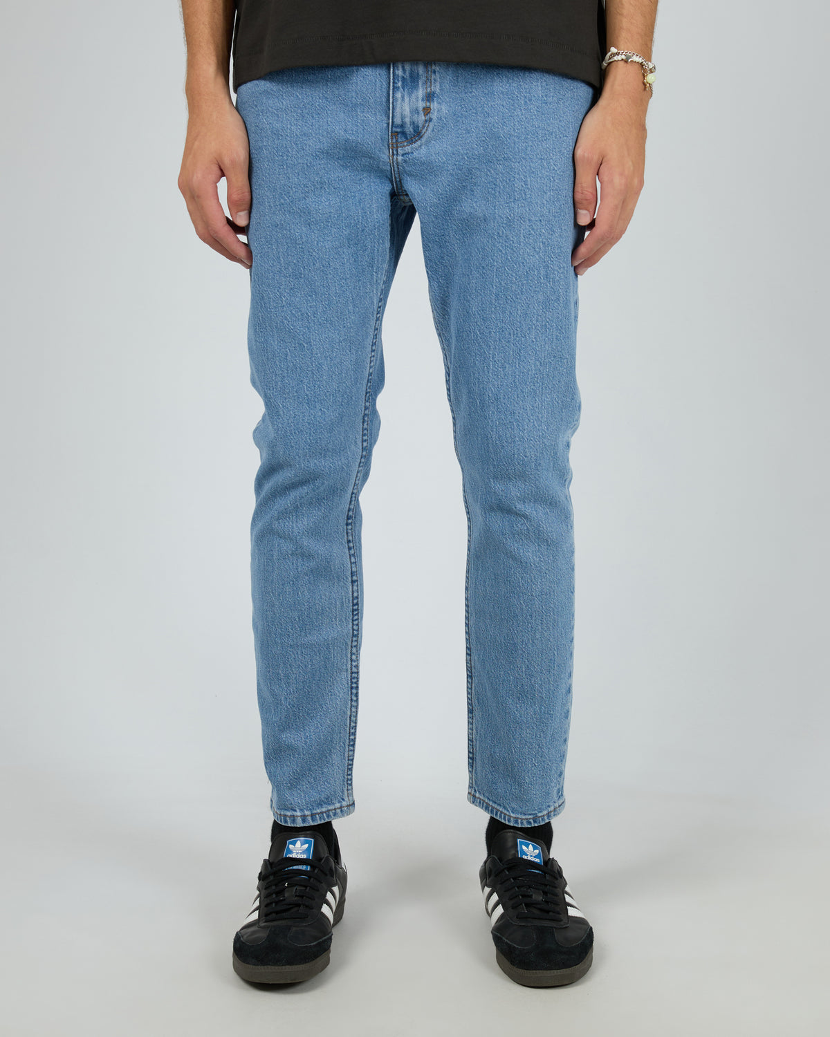 A2 Slim Simon Bleached Indigo