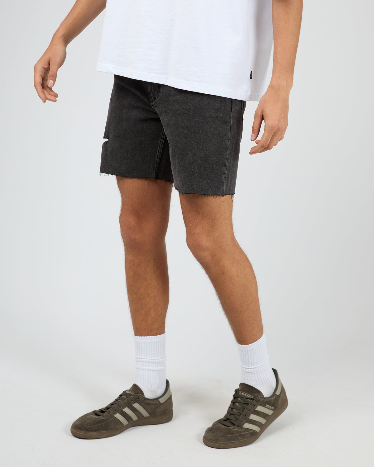 A2 Slim Short Bronson Rip Vintage Black