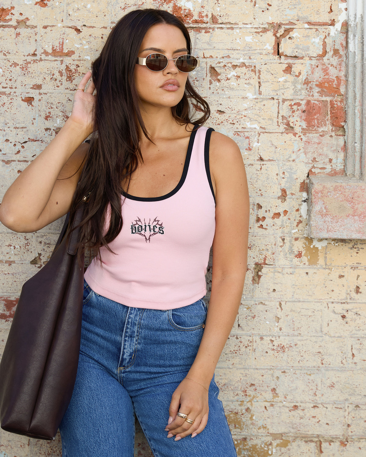 Cyber Low Crop Washed Pink