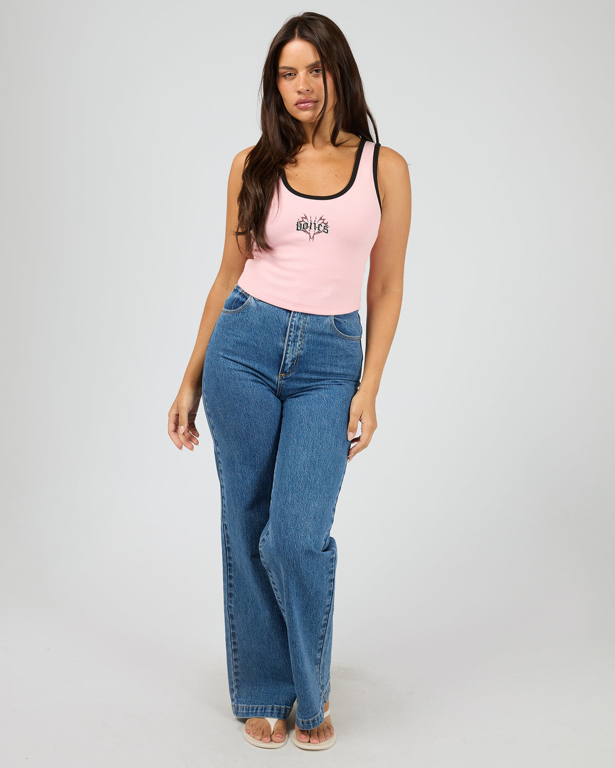 Cyber Low Crop Washed Pink