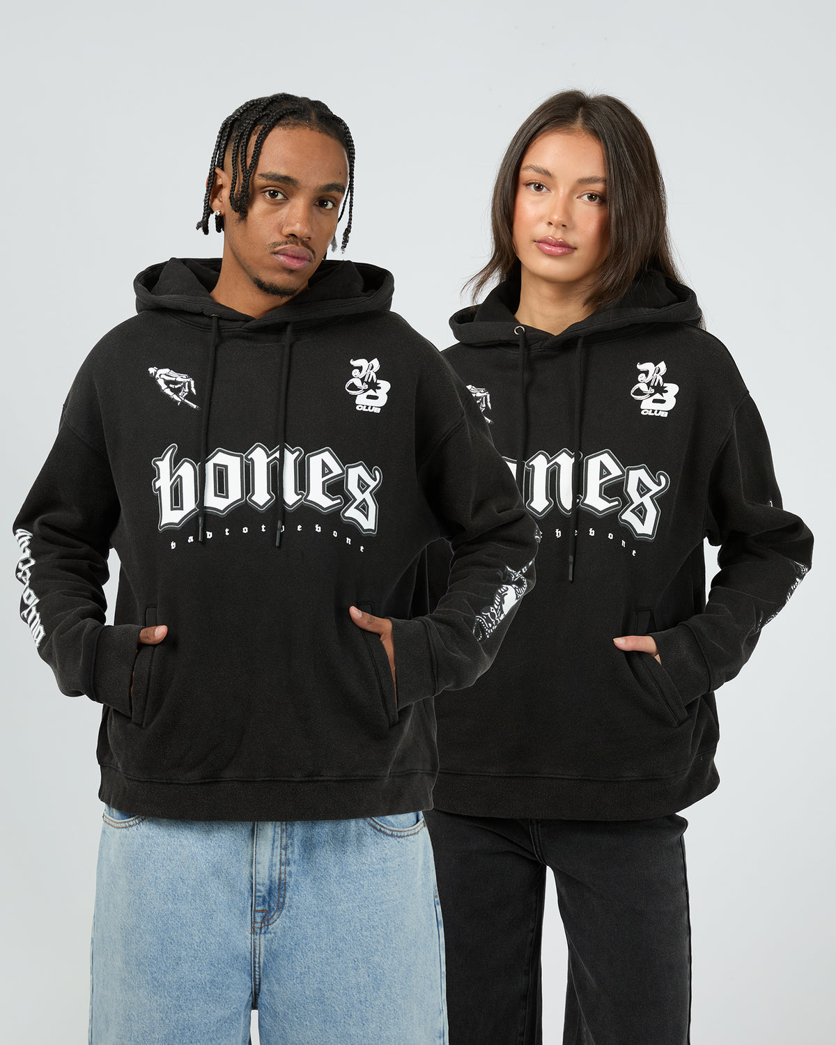 Bbtb Stacker Hoodie Acid Black