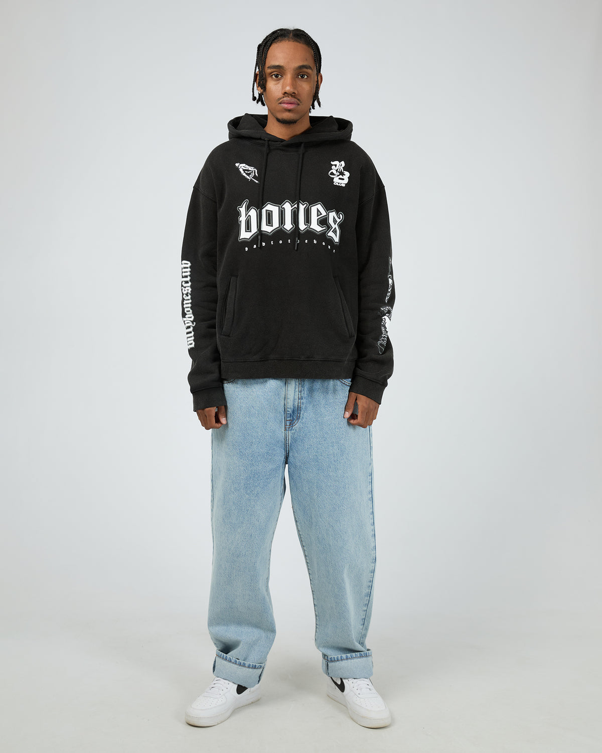 Bbtb Stacker Hoodie Acid Black