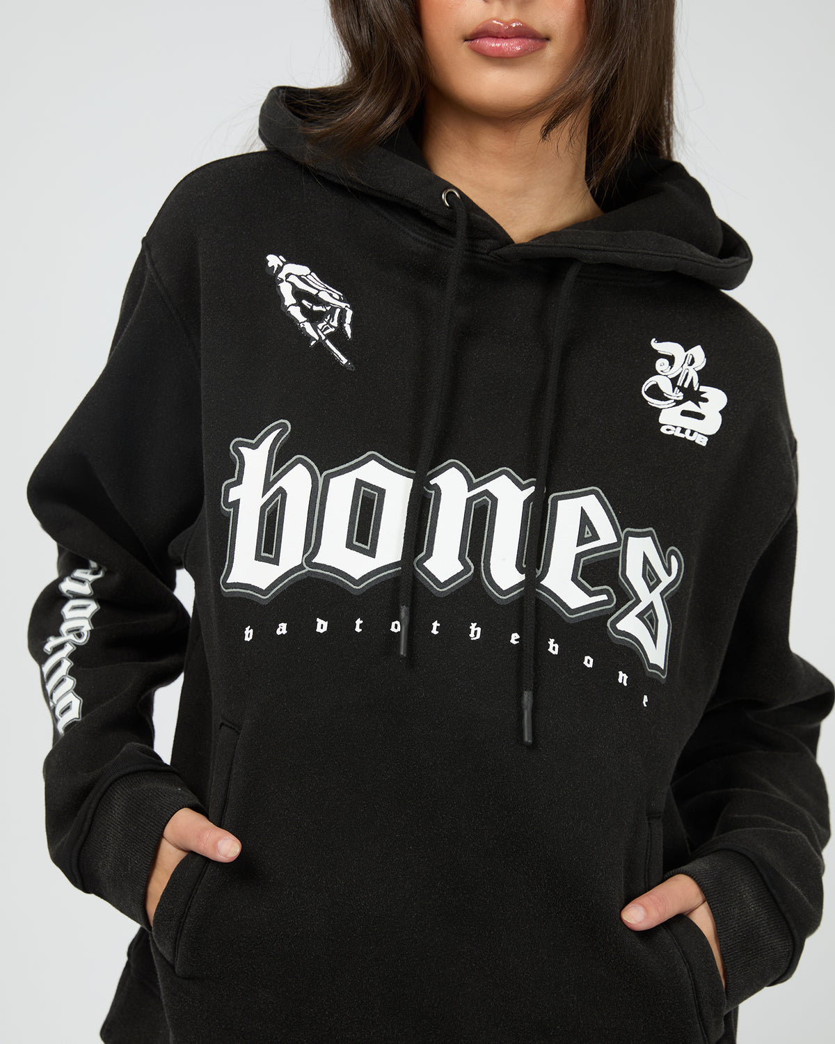 Bbtb Stacker Hoodie Acid Black
