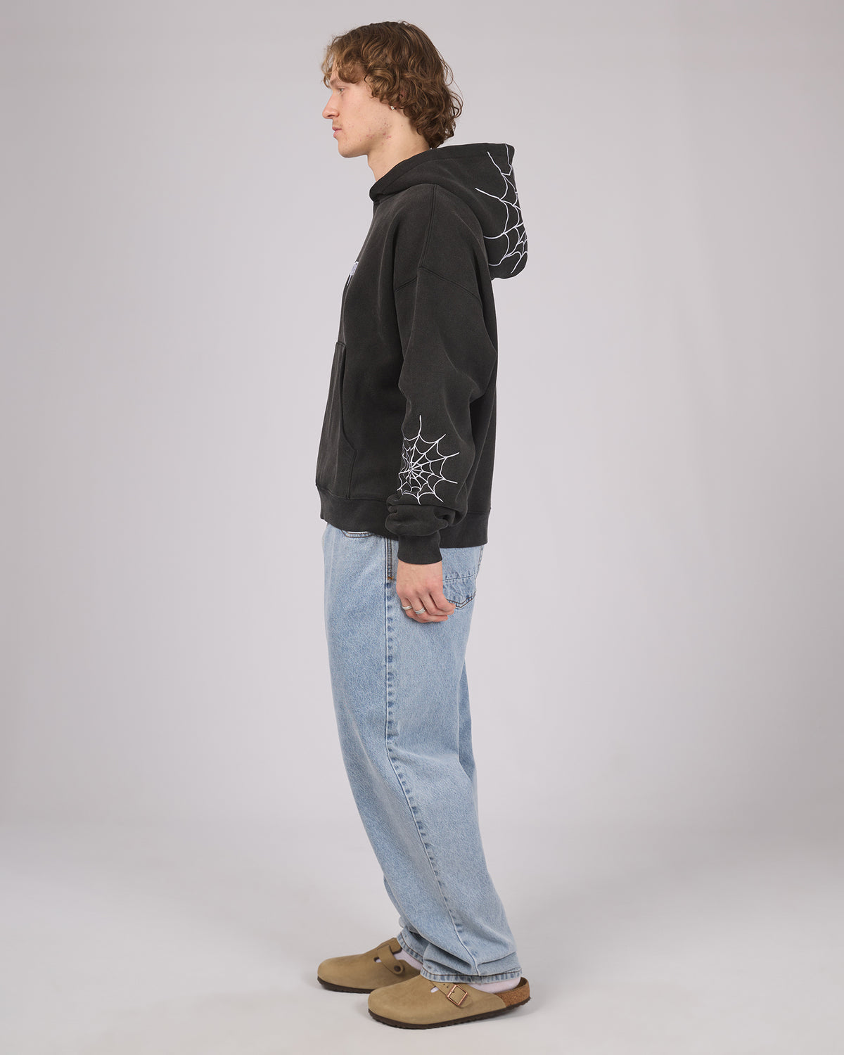 The Spider Hoodie Vintage Black