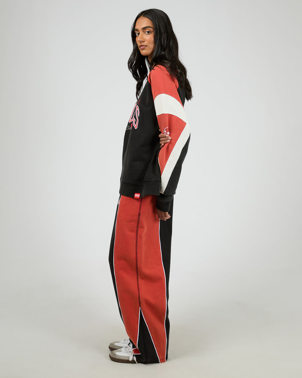 False Start Trackpants Washed Black