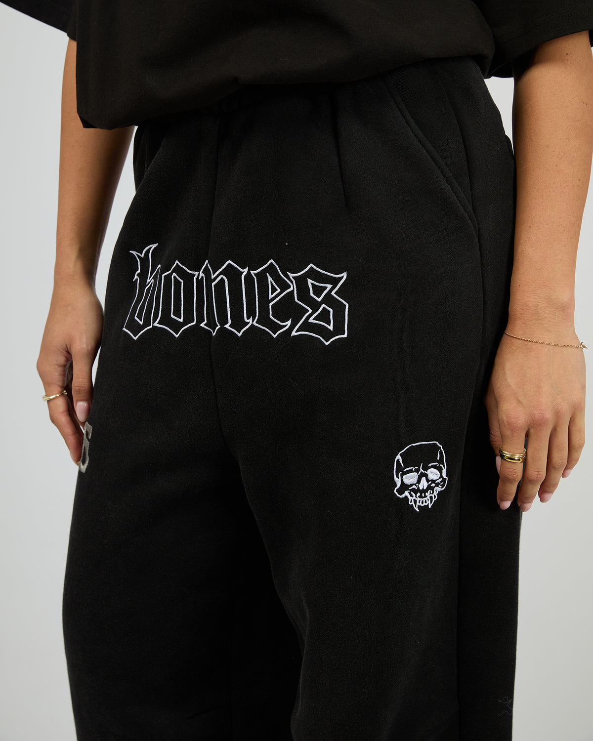 Bones Burner Pants Washed Black