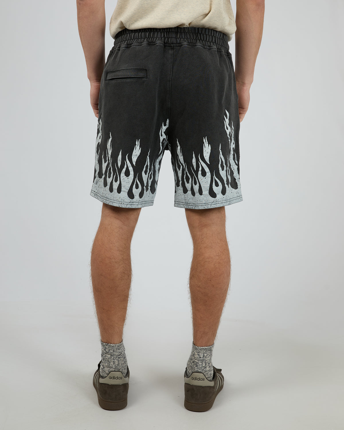 Burner Jersey Shorts Washed Black