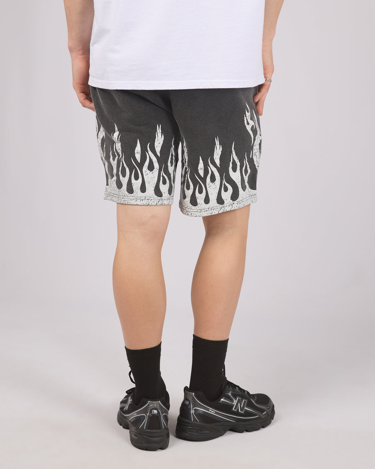 Burner Jersey Shorts Washed Black