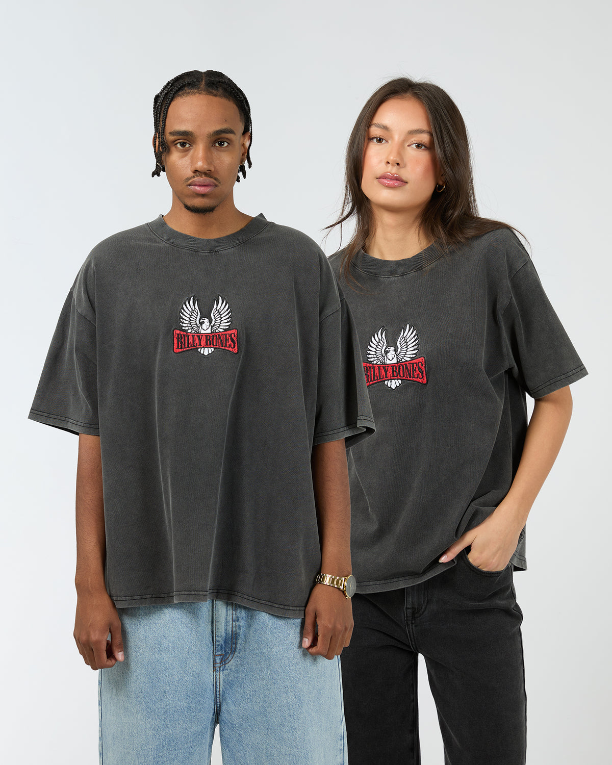 Wingman Tee Washed Black