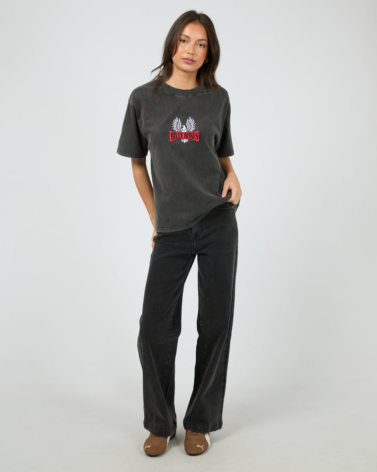 Wingman Tee Washed Black