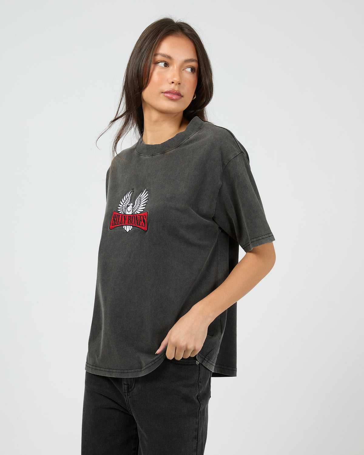 Wingman Tee Washed Black
