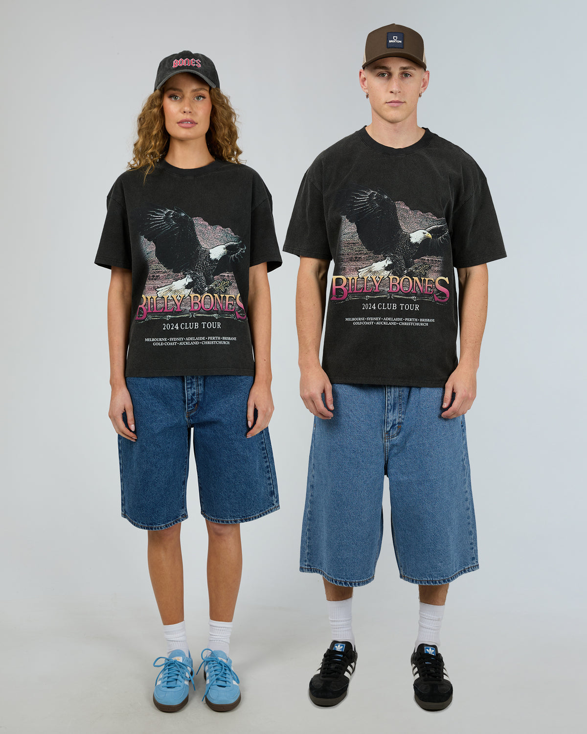 Club Tour Eagle Tee Vintage Black