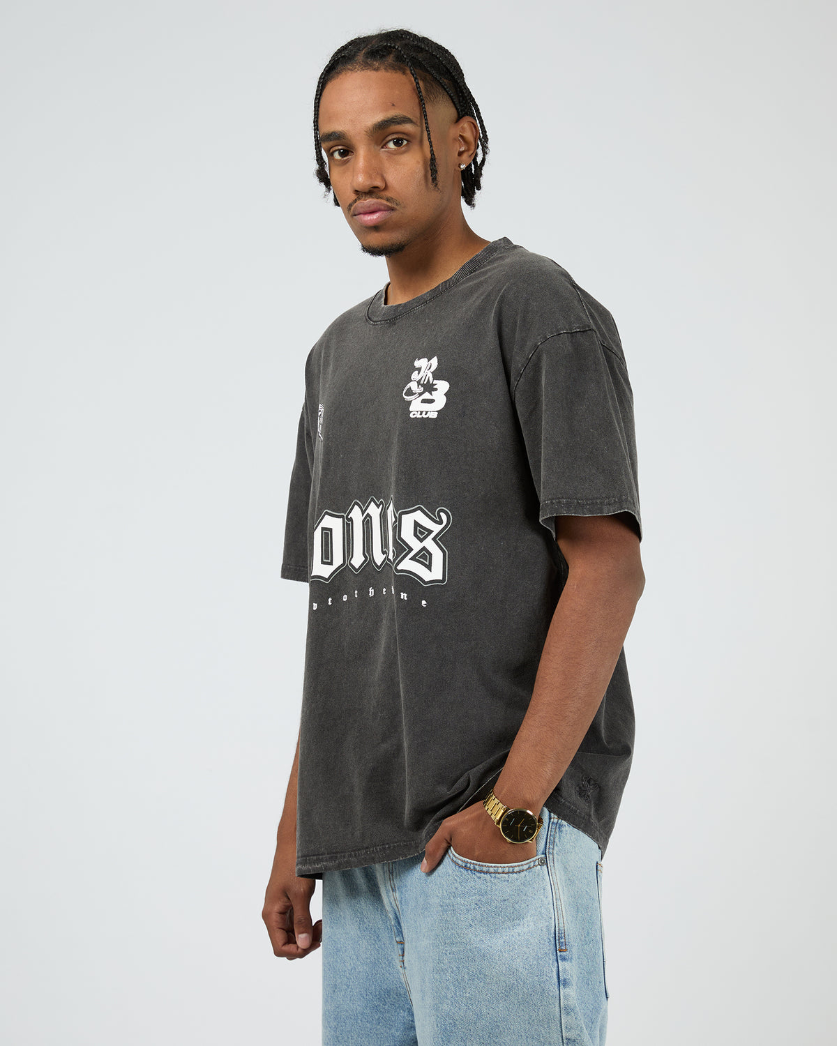 Bttb Stacker Tee Acid Black